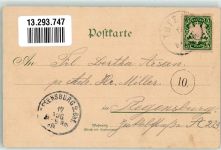 82327 W8132 Tutzing 1898 Lithographie Starnberger See Schloß Berg Leoni Hotel Rottmann'shöhe Bernried