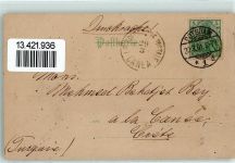 O1510 Potsdam Nr. 912 Gruss aus Schloß Charlottenhof HGL 1901 Lithographie