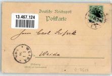 08412 O9620 Werdau , Sachs 1898 Lithographie Südlicher und Nördlicher Stadtteil