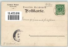 07422 O6821 Paulinzella 1895 Lithographie Klosterruine