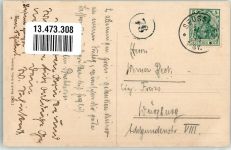 01612 O8401 Diesbar-Seußlitz 1918 - Villa Gertrud Familie Schaukelpferd Puppenwagen Kinderwagen