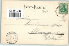 72108 W7407 Rottenburg am Neckar 1902 Künstlerkarte Weiler Burg sign. F. Reitze
