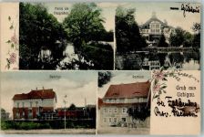 04895 O7901 Uebigau , Elster - Bahnhof Rathaus Am Neugraben Schloß