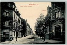 01454 O8142 Radeberg - König Albert-Straße Postamt Geschäft Clemens Winkler