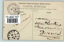 20200 Bastia - Boulevard Paoli Brasserie Emaileschild