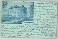 83395 W8228 Freilassing 1898 - Bahnhof-Hotel Foeckerer