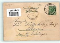 45525 W4320 Hattingen , Ruhr 1897 Lithographie Ruhrbrücke