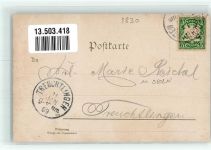 91757 W8830 Treuchtlingen 1899 - Rathaus Restaurant Poujol Schloß Postgebäude