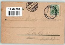 71634 W7140 Ludwigsburg , Württ 1906 Lithographie Hafen Zollamt
