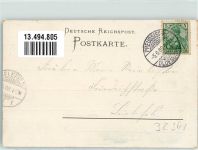 32361 W4994 Preußisch Oldendorf 1900 Lithographie Forsthaus Limberg