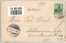 79379 W7840 Feldberg , Markgräflerl 1903 Gebrauchsspuren Kirche Lithographie