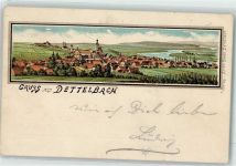 97337 W8716 Dettelbach 1897 Lithographie