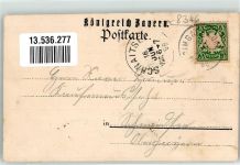 84359 W8346 Simbach a. Inn 1898 - Innbrücke Filiale Stolz Innstraße