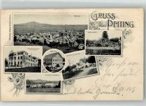 86971 W8922 Peiting 1909 - Kindergarten Mädchenschule Marktplatz Lourdesgrotte