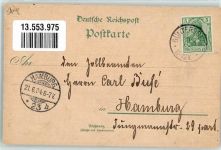 06507 O4301 Güntersberge 1904 Lithographie Rathaus Bahnhof Kirche