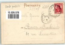 72218 W7277 Wildberg , Württ 1903 Prägedruck Passepartout Hirsch Bahnhof Wildberg