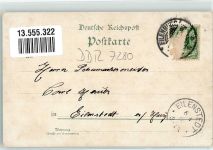 04838 O7280 Eilenburg 1899 Lithographie Rathaus Kriegerdenkmal Postamt Schule