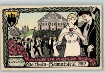 04643 O7230 Geithain BOAKC Heimatfest 1912 Wappen