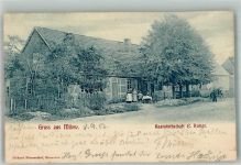 19294 O2807 Milow b Ludwigslust 1902 - Gasthaus Runge