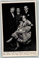 O7000 Leipzig Die Ansager der Mirag( Mitteldeutscher Rundfunk ) Hans Bocken in Leipzig Radio 1927