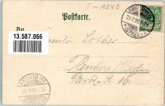 15517 O1240 Fürstenwalde , Spree 1899 Lithographie Bergschlösschen Rauenstein Marktplatz Neue Ulanen-Kaserne