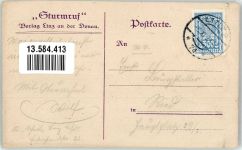Sturmruf Verlag Linz / aufgeklebte Vignette Sturmvolk Ostmärkische Sturmscharen (OSS). Jugendbewegung 1923