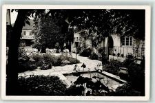 64521 W6080 Groß-Gerau - Conditorei-Cafe Carl Menne Garten-Terrasse