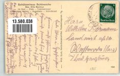 15806 O1631 Schöneiche b Zossen b Berlin - Gasthaus Schützenhaus Dorfteich Enten