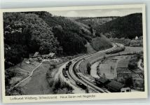 72218 W7277 Wildberg , Württ Gebrauchsspuren Luftkurort Haus Saron Nagoldtal Bahnhof Eisenbahn