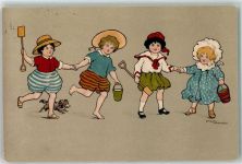 Verlag Dondorf Serie Nr. 236 Kind mit Spielzeug Parkinson, E. 1908 Lithographie