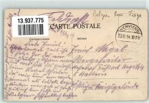 Verviers 1914 - Rue Tranchee Geschäfte Gleise Kutsche
