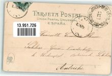 el Afilador Scherenschleifer sign. Motiv Spanien 1903 Künstlerkarte