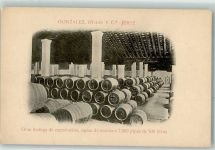 La Frontera - Gonzalez Byass y C. a -Jerez gran bodega de exportacion capaz de contener 7000 pipas de 500 litros