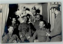 Pickelhaube Uniform Transvestit Privatfoto AK