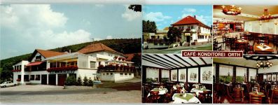 64732 W6123 Bad König Klapp AK Cafe Orth