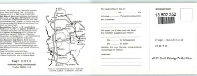 64732 W6123 Bad König Klapp AK Cafe Orth