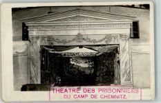 O9000 Chemnitz , Sachs Theatre des Prisonier Camp Kriegsgefangene Transvestit Privatfoto AK