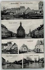 92655 W8484 Grafenwöhr - Tor m. Stadtweiher Oberer Stadtplatz Hauptstraße neue Ambergerstraße