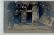 1919 Foto AK Warengeschäft zerstört Franziger Straße