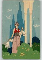 Frau ULTRA Nr.2238 Stempel Cenzurat Sibiu 19 Trachten Rumänien