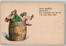 Humor Bierkrug Fass Spruch Vorläufer