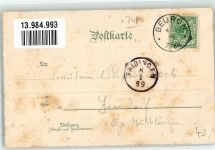 78570 W7202 Mühlheim an der Donau 1899 Lithographie Schloss Werenweg Wildenstein Beuron Schloss Siegmaringen