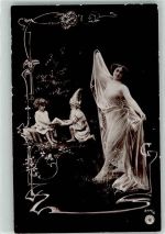 NPG Serie 344/6 Jugendstil Zwerg Erotik Surrealismus 1905