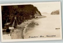 Stavbles Bay Strand Palmen Ruderboot