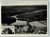 79865 W7821 Grafenhausen , Hochschwarzw - FliegeraufnahmeBleiche u. Schluchtsee Gasthaus u. Pension z. Krone Freigeg. d. R.L.M.