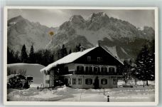 82491 W8104 Untergrainau - Winter Pension Alpspitz