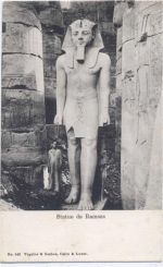 um 1910 - Ramsesstatue,Vegnios & Zachos