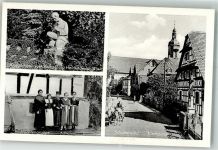 77746 W7601 Schutterwald - Krieger- u. Heimatdenkmal Tracht Kirchgasse