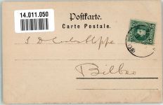 Santander 1901 Foto AK Ort handschriftlich