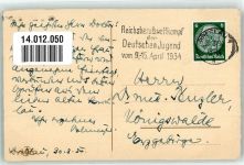Ostern Hase vermenschlicht Glückwunsch Scherenschnitt 1934